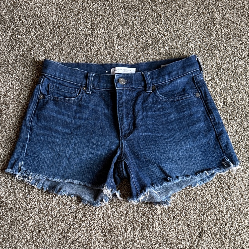 Banana Republic Dark Blue Jean Shorts